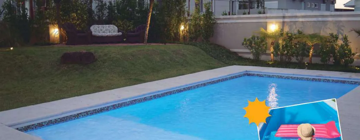Exclusive Spiaggia fiberglass pool installed