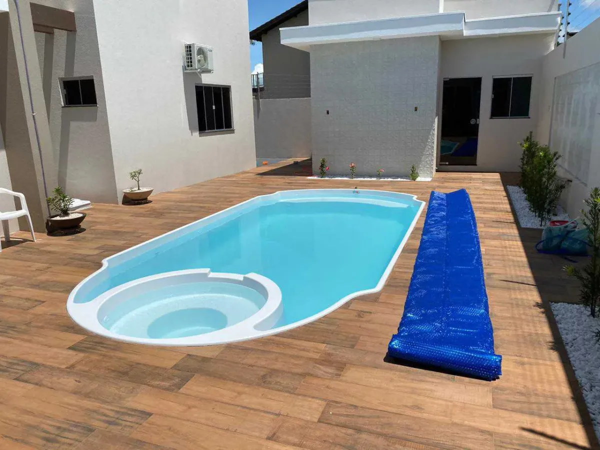 Kisol Mediterranea Spa fiberglass pool installed
