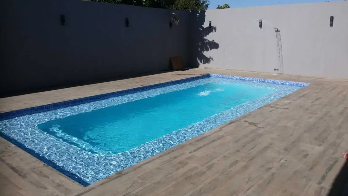 Kisol Premium fiberglass pool installed